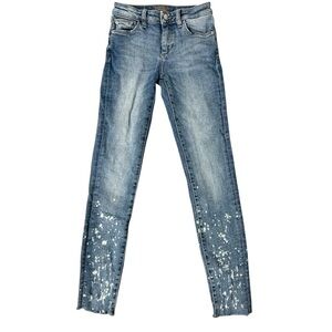 DL1961 Blue Chloe Skinny Jeans Distressed Style - Size 10